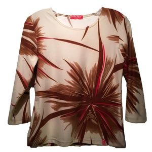 Lanchen Paris - vintage print top